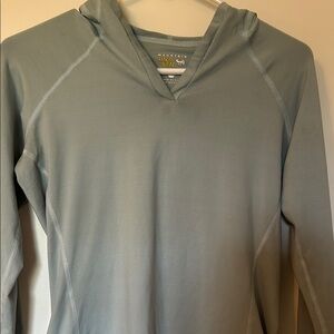 Mountain Hardwear Light Blue Hoodie S